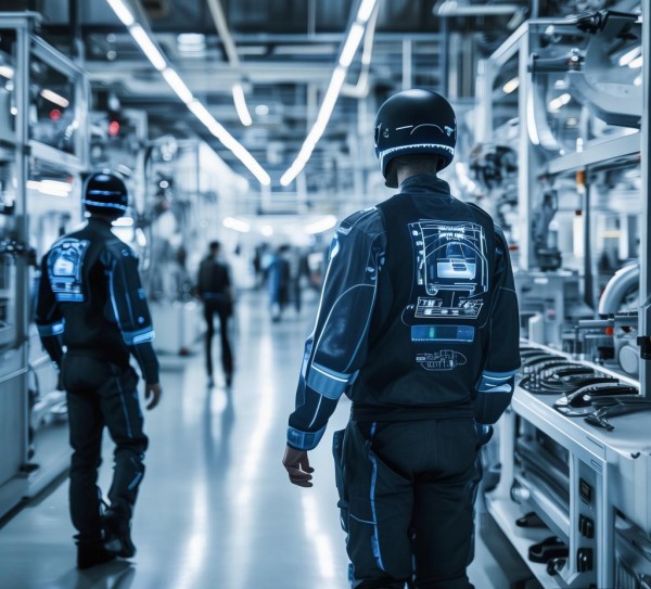 智能输送 machinery 的未来，智能化 wearable technology与工业4.的融合